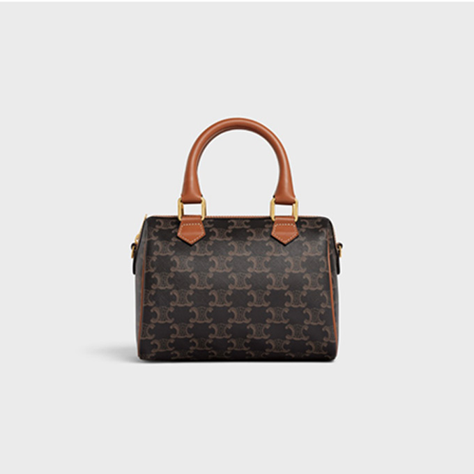 9a+ celine small triomphe canvas boston bag